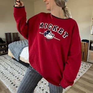 Mickey Mouse Red Sweatshirt
